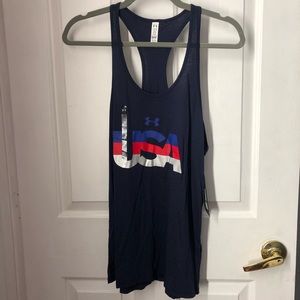 NWT Under Armour USA Tank Top